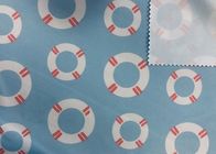 Tessuto di stampa di Digital del poliestere di 85% per l'anello 200GSM di nuotata degli azzurri del costume da bagno