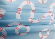 Tessuto di stampa di Digital del poliestere di 85% per l'anello 200GSM di nuotata degli azzurri del costume da bagno