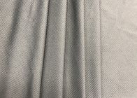 tessuto di maglia respirabile del poliestere 130GSM per colore di Grey delle scarpe da tennis delle scarpe