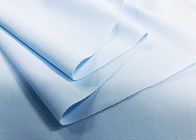 tessuto 100% della camicia del poliestere 130GSM con colore blu-chiaro dei lavoratori di allungamento
