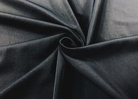 tricottare elastico del poliestere del nero 200GSM 85% del tessuto del rivestimento della biancheria intima di 160cm