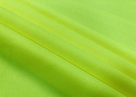 gli uccelli 140GSM osservano il giallo fluorescente il tessuto/100% del tessuto di maglia del poliestere della maglia
