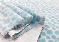 stampa blu materiale 100% del leopardo del vello del tessuto del velluto del poliestere 210GSM