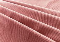 Tessuto elastico del velluto a coste del poliestere di 94%/materiale rosa 200GSM velluto a coste della cenere