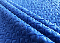 200GSM ha impresso il blu di prussia del tessuto del velluto/del tessuto da arredamento del velluto poliestere del sofà