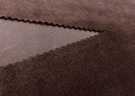 tessuto del velluto di Microfiber del poliestere di 300GSM 90% per il tessuto domestico Brown