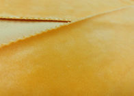 Velluto giallo scuro di Microfiber del poliestere del materiale 280GSM 92% del tessuto del velluto