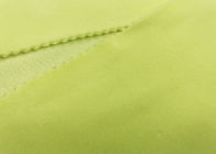 filo di ordito 300GSM che tricotta il poliestere giallo-chiaro di colore 92% del tessuto del velluto di allungamento
