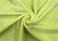 filo di ordito 300GSM che tricotta il poliestere giallo-chiaro di colore 92% del tessuto del velluto di allungamento