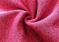 Il ciclo Gagt spazzolato tricotta il tessuto per il poliestere 100% di rosa 300GSM di maglia con cappuccio del pullover
