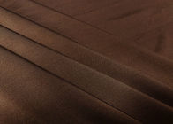 poliestere di 200GSM 85% che tricotta elasticità del tessuto per la biancheria intima Brown elegante