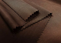 poliestere di 200GSM 85% che tricotta elasticità del tessuto per la biancheria intima Brown elegante