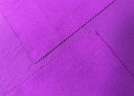 210GSM spazzolati tricottano il tessuto 100 per cento del poliestere per gli accessori viola