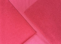 il nylon di 240GSM 100% spazzolato tricotta il tessuto per il giocattolo che fa il colore rosso più pazzo
