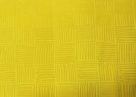 Tessuto del velluto impresso poliestere di morbidezza 210GSM 100% micro per il tessuto domestico - giallo