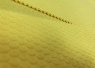 Tessuto del velluto del modello impresso poliestere di morbidezza 210GSM 100% micro per il tessuto domestico - giallo