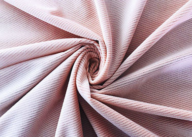 Il poli materiale del velluto a coste di rosa di bambino di 94% ansima gli accessori che rendono 200GSM elastico