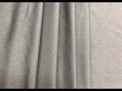 Effetto pelle 100% poliestere feltro tessuto grigio per i progetti di rivestimento cuscini