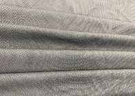 tessuto di maglia respirabile del poliestere 130GSM per colore di Grey delle scarpe da tennis delle scarpe