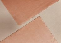 Tessuto del giocattolo della peluche del poliestere per il rosa arancio 220GSM degli accessori di Plushies