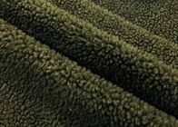 tessuto generale molle di 150cm/verde verde oliva del tessuto della coperta vello di Woollike Sherpa