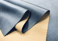 Materiale di cuoio del cuscino del sofà del Faux 100 per cento del poliestere che tricotta il nero