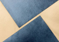Materiale di cuoio del cuscino del sofà del Faux 100 per cento del poliestere che tricotta il nero
