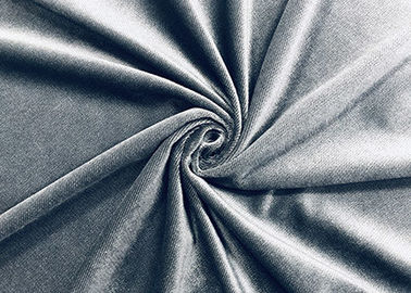 Tessuto Ducth cationico del velluto del poliestere 200GSM per Sofa Grey Twill Color