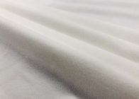 il peso 210GSM spazzolato tricotta il filo di ordito del poliestere del tessuto 82% che tricotta il colore bianco