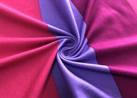 il tessuto elastico di stampa del poliestere di 170GSM 92% per gli sport indossa la porpora rosa