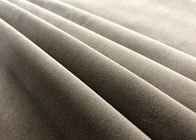 micro filo di ordito del tessuto del poliestere del velluto molle 280GSM che tricotta larghezza cachi di 160cm