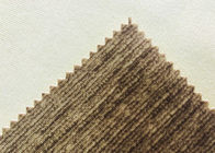450GSM spazzolati tricottano il tessuto/tessuto composito del velluto del poliestere stampati