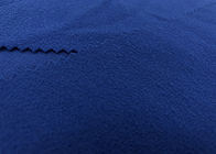 205GSM spazzolati tricottano il tessuto/larghezza blu morbida eccellente del tessuto 160cm del poliestere