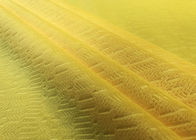100% micro tessuto del velluto del modello impresso poliestere molle 210GSM - giallo